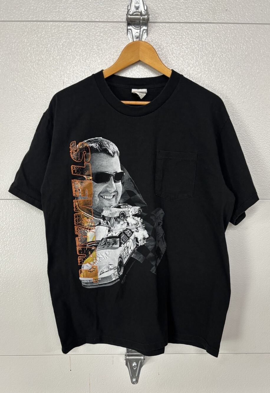 VINTAGE Tony Stewart #20 Nascar T-Shirt Chase Authentic Men L Home Depot 2005